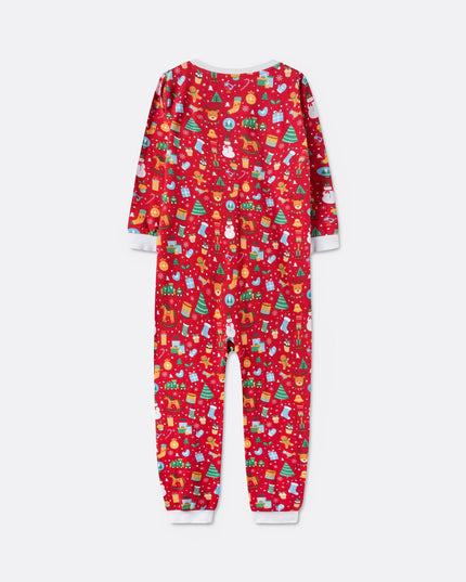 Kids' Red Christmas Dream Overall Christmas Pyjamas