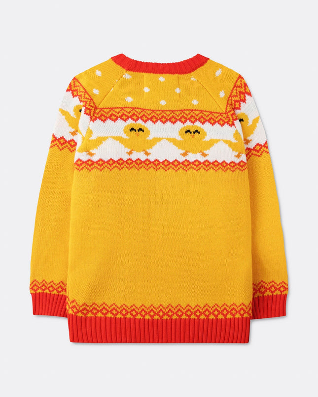 Yellow Easter Sweater for Kids