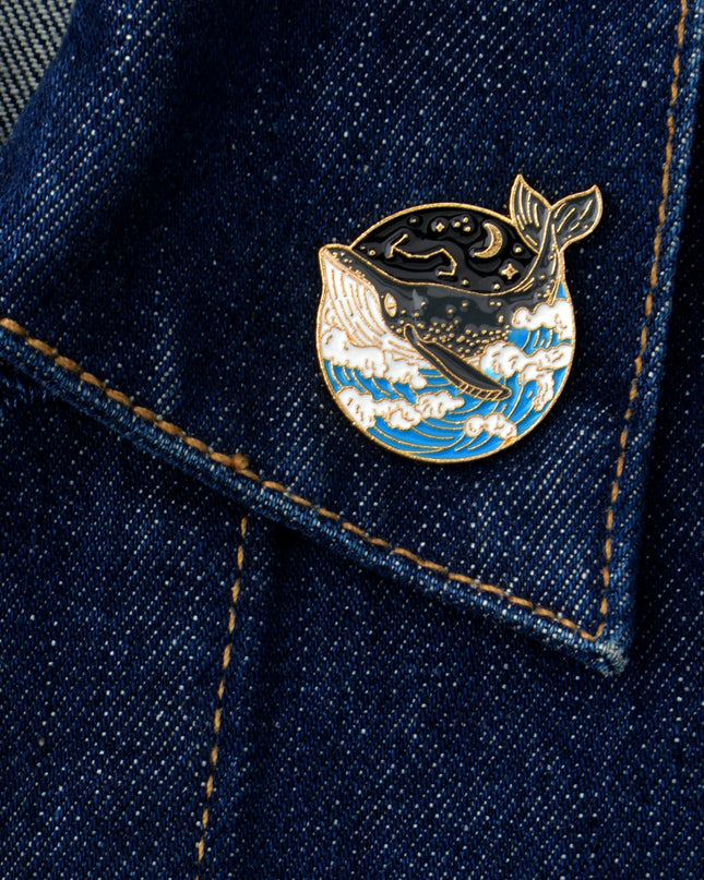 Badge - Whale in Waves for Easter
