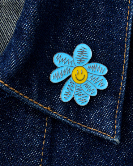 Happy Flower Pin