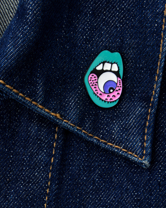 Trippy Mouth Pin - Ainutlaatuinen Halloween-koriste