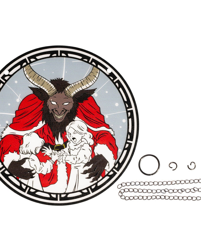 Krampus 6-tuumainen aurinkokoriste koristeeksi kotiin
