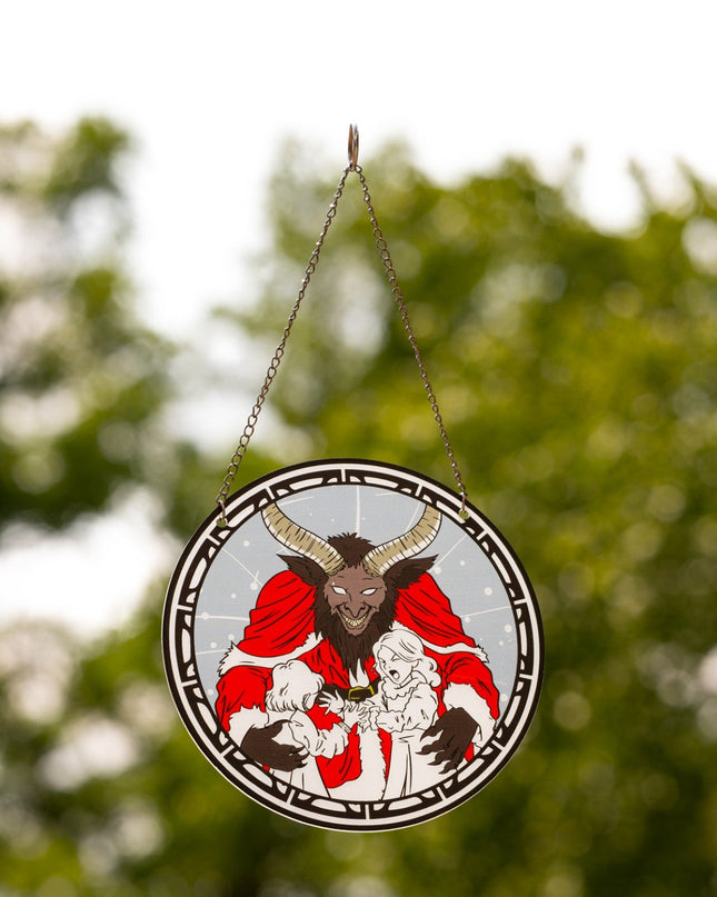 Krampus 6-tuumainen aurinkokoriste koristeeksi kotiin