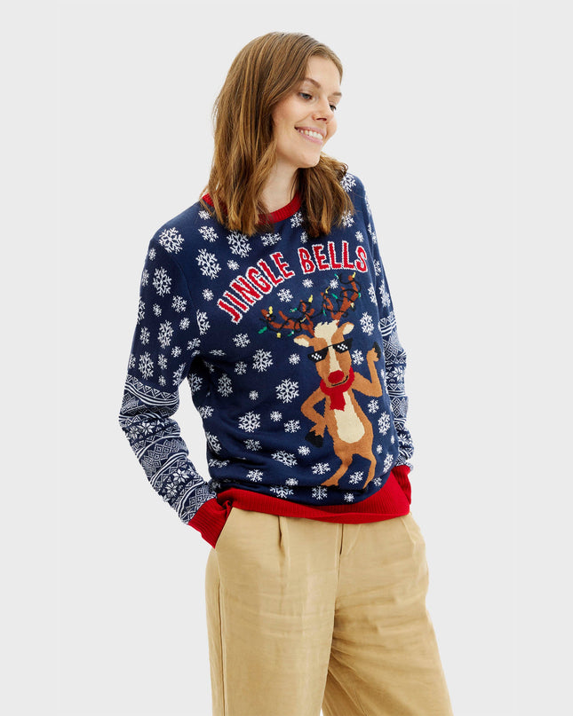 Jingle Bells Christmas Sweater for Women