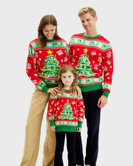 Christmas Tree Sweater for Women - Light-Up Ugly Christmas Sweater