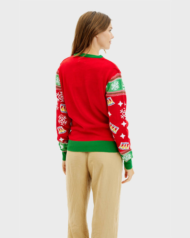 Christmas Tree Sweater for Women - Light-Up Ugly Christmas Sweater