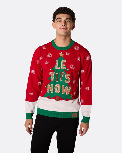 Men's Let It Snow Festive Christmas Sweater