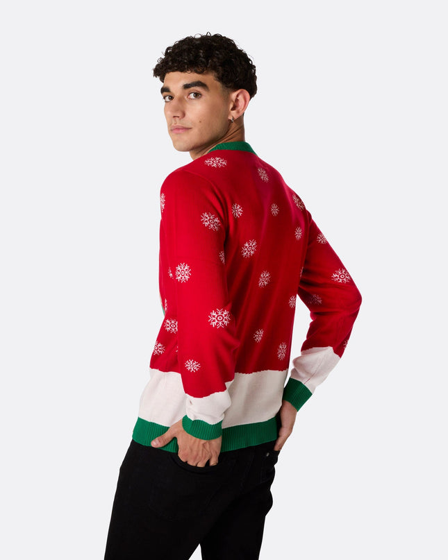 Men's Let It Snow Festive Christmas Sweater