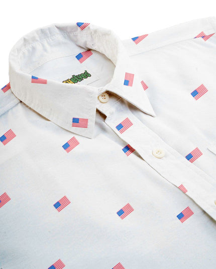 Men's USA Grand Ol' Flag Button Down Shirt