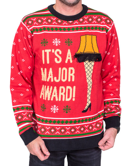 Christmas Story Leg Lamp Holiday Sweater
