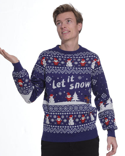 Let It Snow Christmas Sweater - Women's Holiday Style