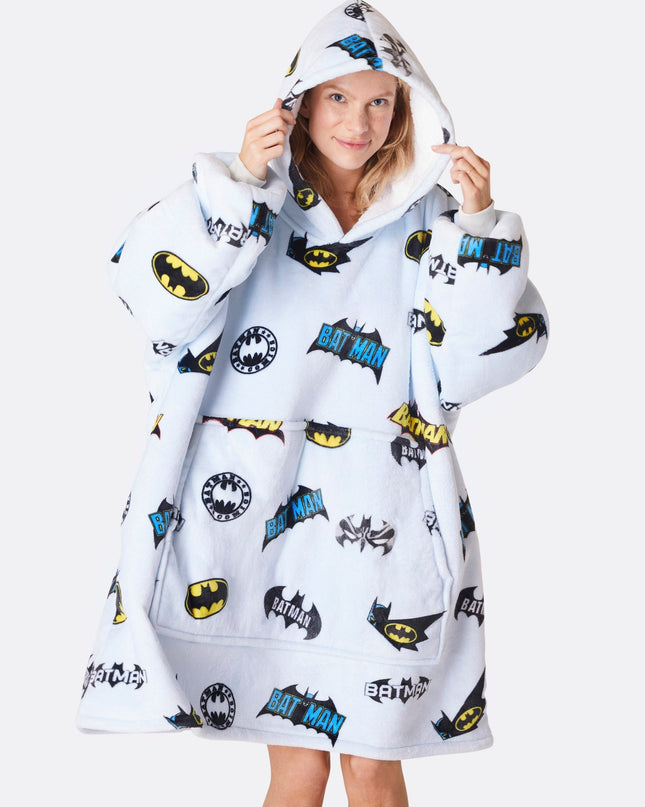 Light Blue Batman HappyHoodie