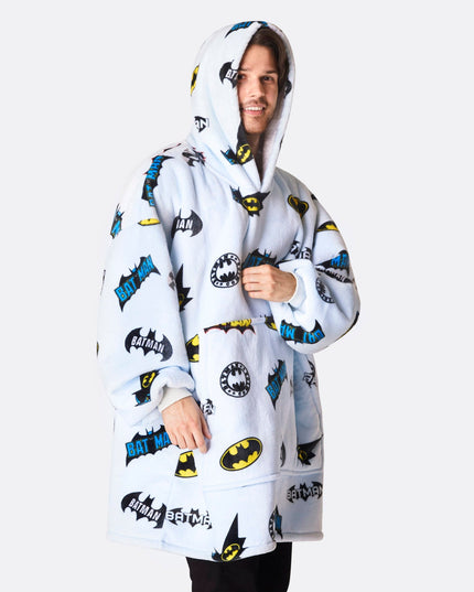 Light Blue Batman HappyHoodie