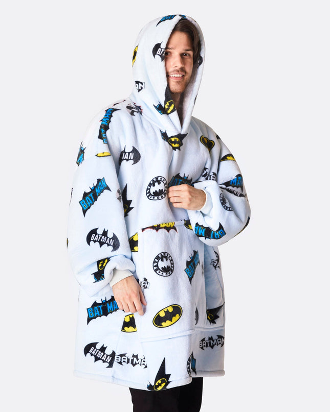 HappyHoodie Light Blue Batman Edition for Adults