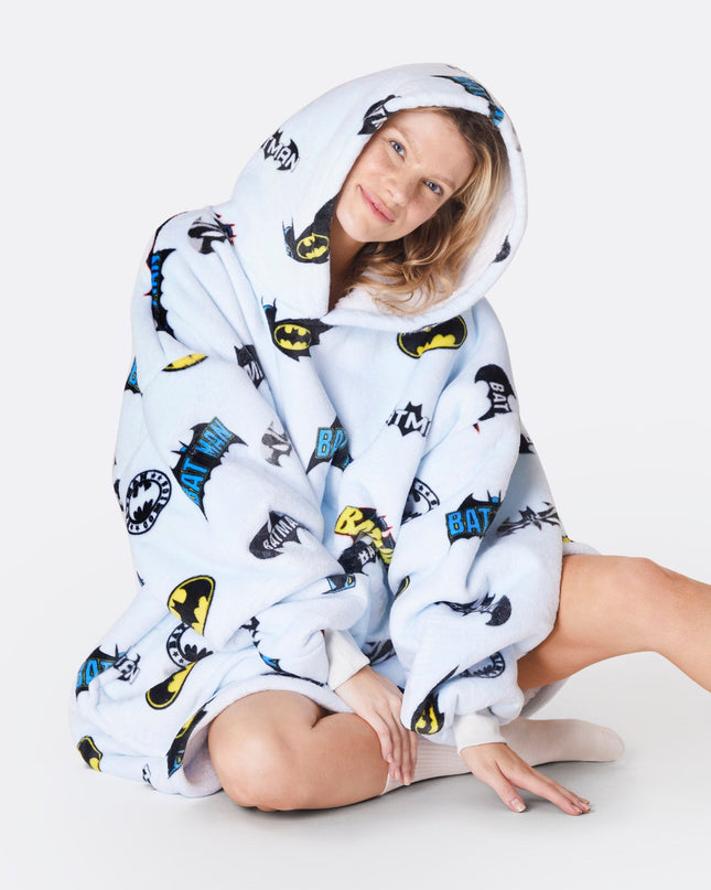 HappyHoodie Light Blue Batman Edition for Adults