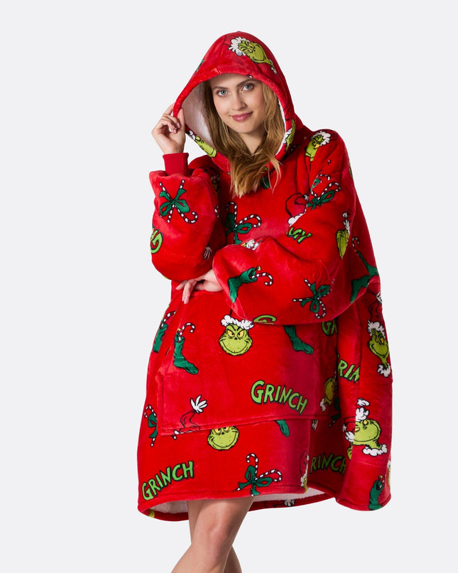 HappyHoodie The Grinch Red for Adults - Holiday Style