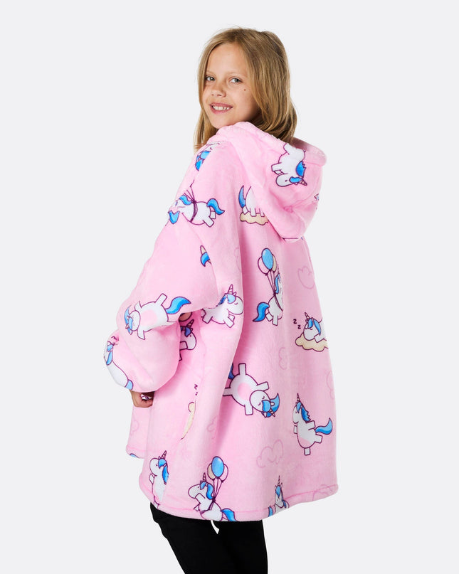 Kids' Unicorn HappyHoodie for Comfortable Lounging