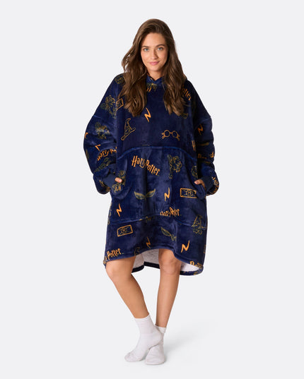 HappyHoodie Harry Potter Blue for Adults - Cozy Style