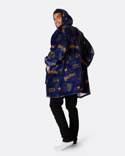 HappyHoodie Harry Potter Blue for Adults - Cozy Style
