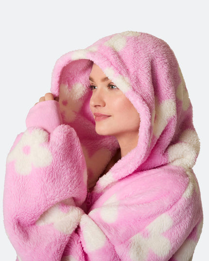 HappyHoodie Pink Teddy for Men and Women
