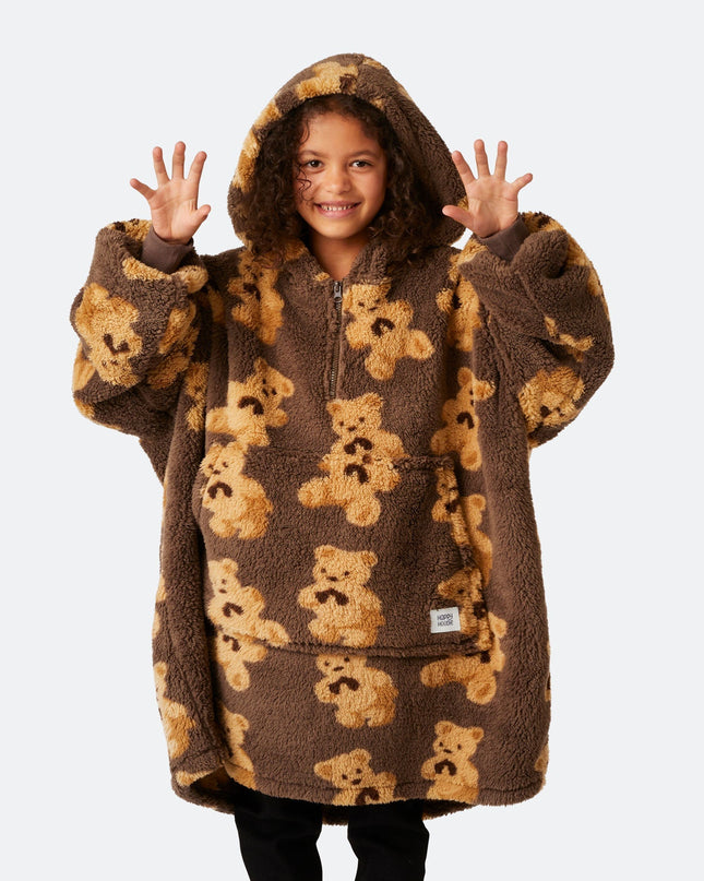 Dark Teddy HappyHoodie for Kids