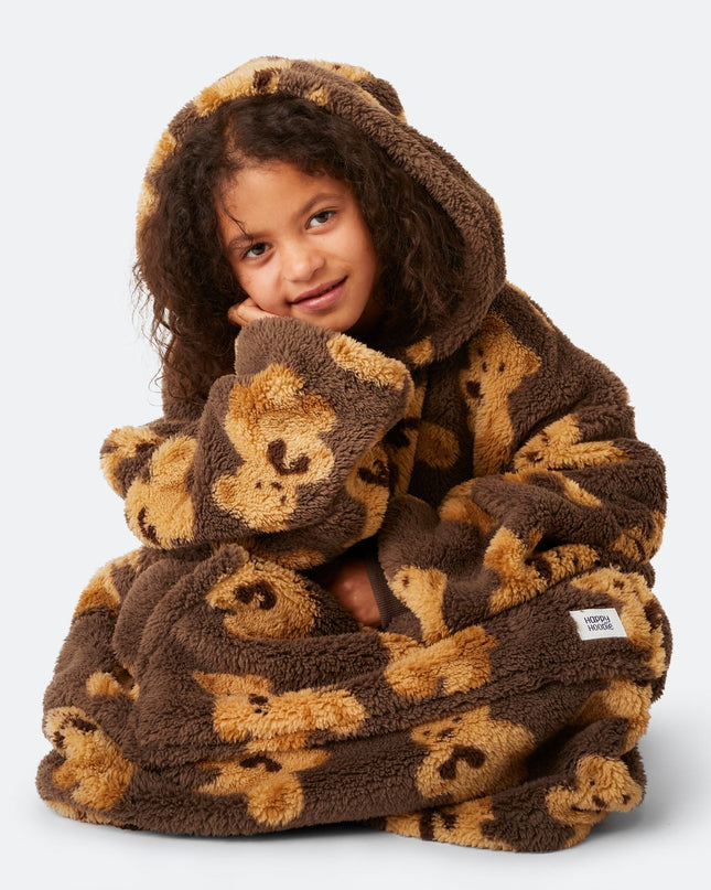 Kids' Dark Teddy HappyHoodie