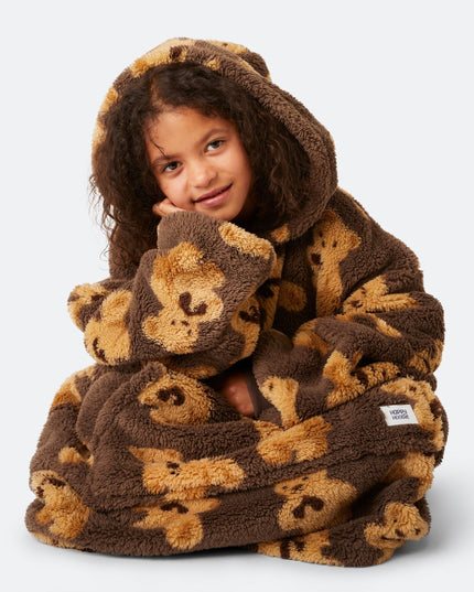 Dark Teddy HappyHoodie for Kids