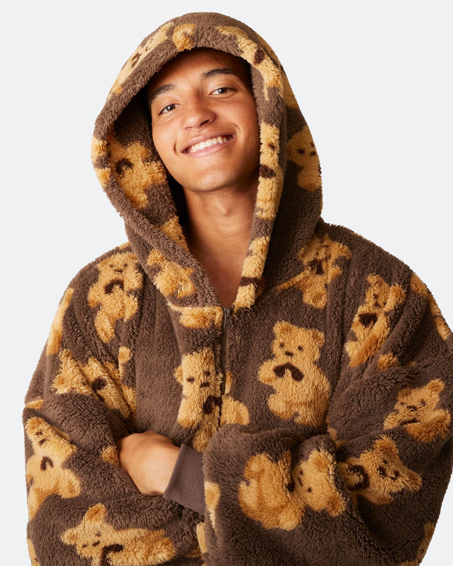 Dark Teddy HappyHoodie for Ultimate Comfort