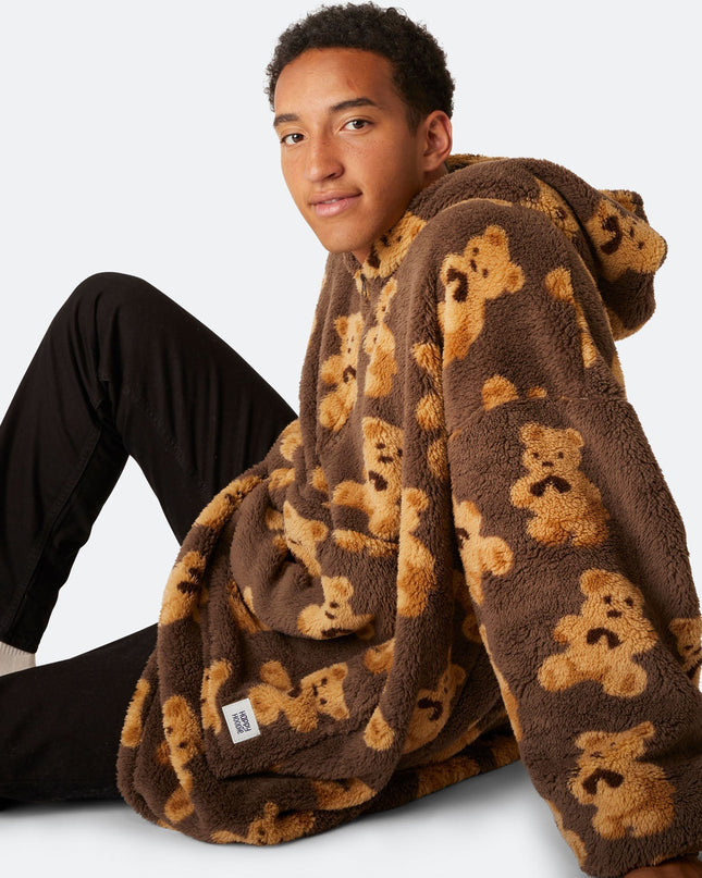 Dark Teddy HappyHoodie for Ultimate Comfort
