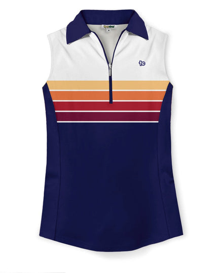 Women's Slice of Sunset Golf Polo