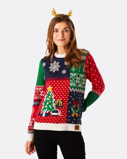 Women's Retro Christmas Sweater