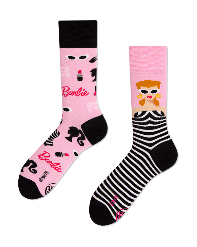 Many Mornings Zokni - Barbie 60th Anniversary Fun Socks