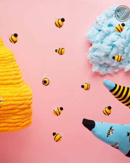 Many Mornings Zokni - Bee Bee Fun Socks Collection