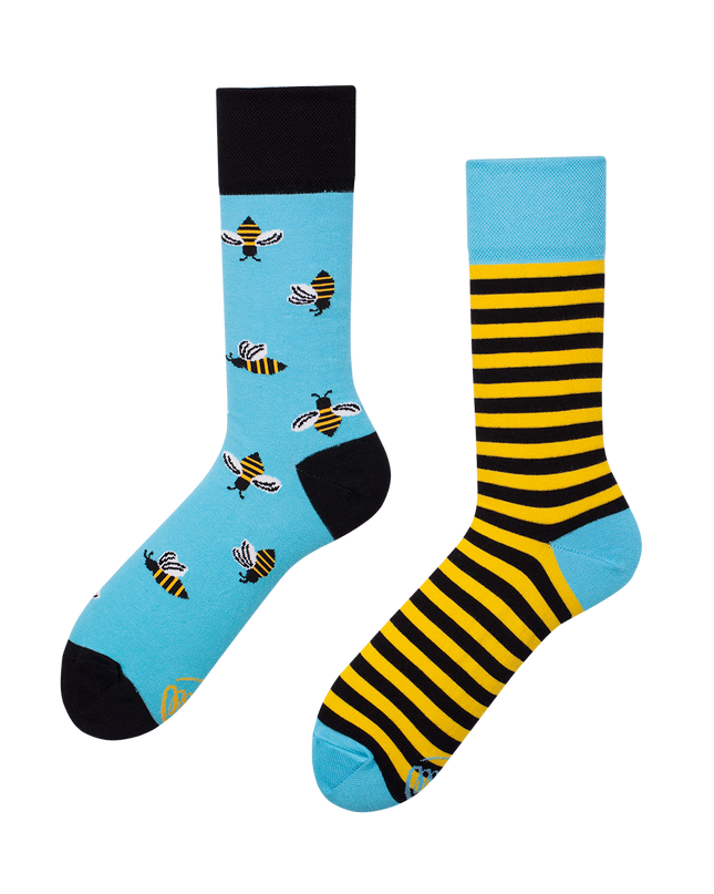 Many Mornings Zokni - Bee Bee Fun Socks Collection