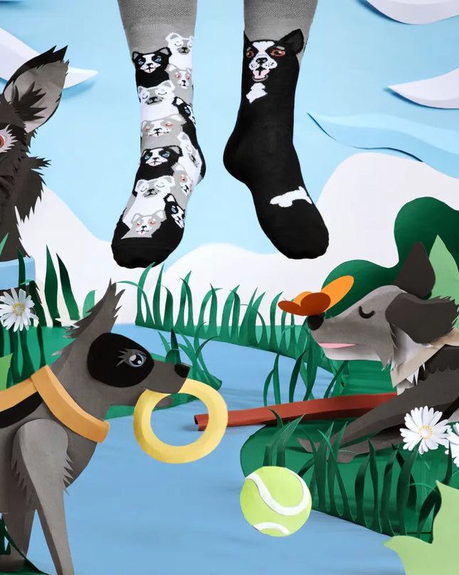 Many Mornings Socks - Musta Koira Design