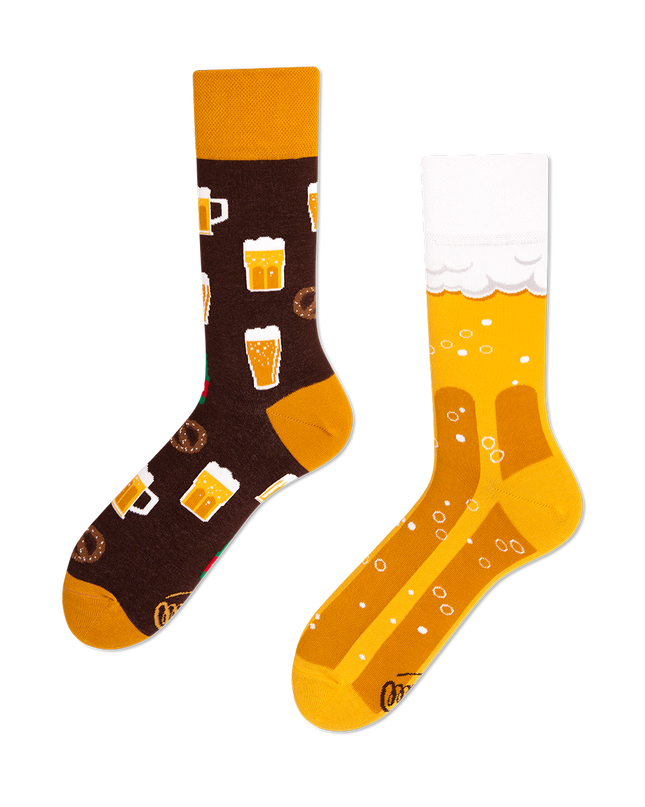 Many Mornings Zokni - Craft Beer Fun Socks Collection