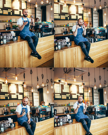 Many Mornings Zokni - Dark Espresso Fun Socks Collection