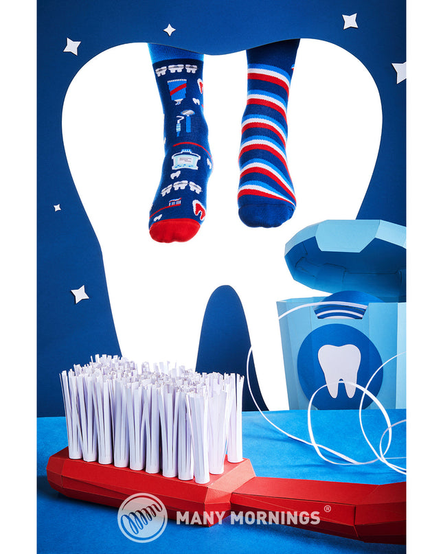 Dr. Tooth Fun Socks by Many Mornings