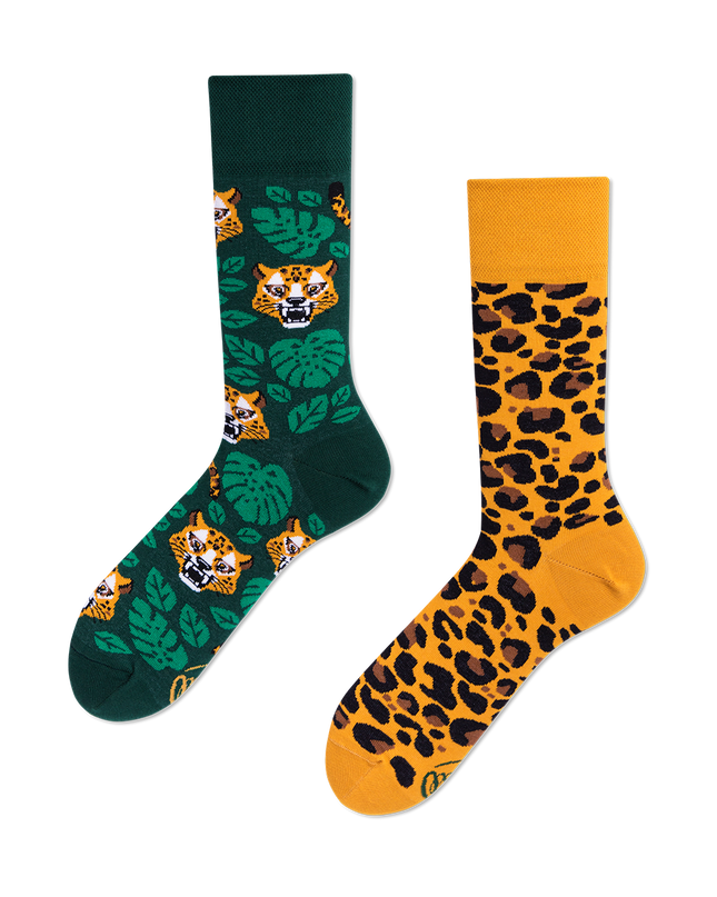 Many Mornings Zokni - El Leopardo Fun Socks Collection