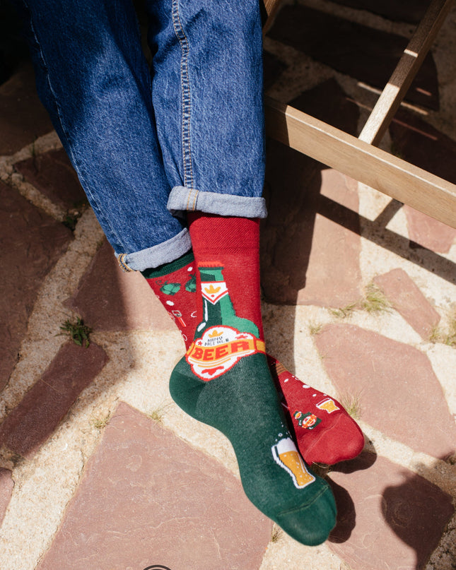 Many Mornings Zokni - Many Pale Ale Fun Socks for All Ages