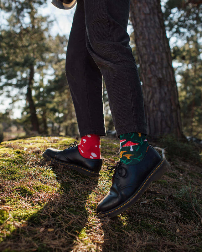 Many Mornings Socks - Meet The Shrooms