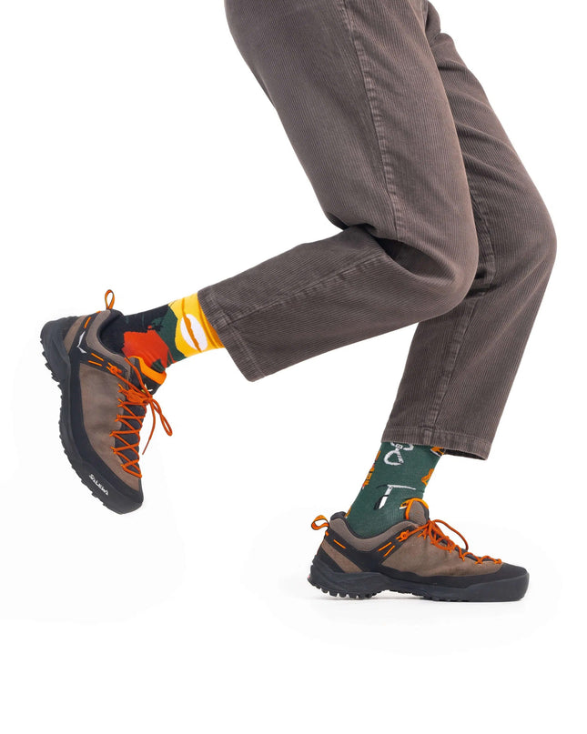 Many Mornings Mountain Time Socks