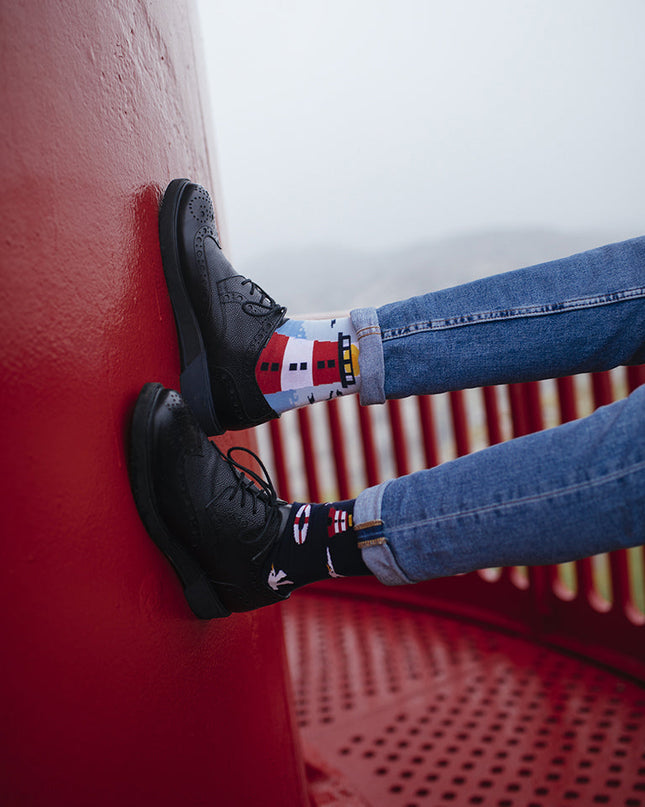 Many Mornings Zokni - Nordic Lighthouse Fun Socks for All Ages