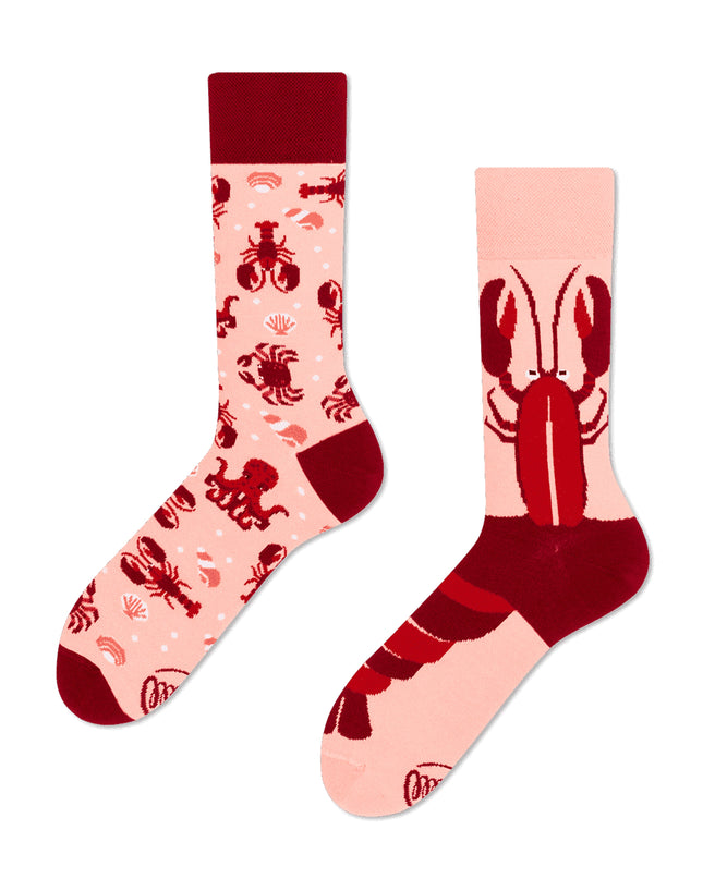 Many Mornings Zokni - Oh Crab! Christmas Fun Socks for Everyone
