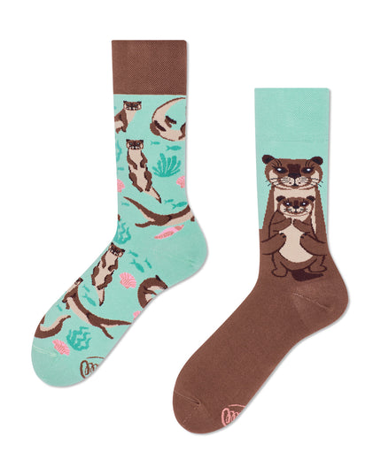 Many Mornings Zokni - Otter Stories Fun Socks for All Ages