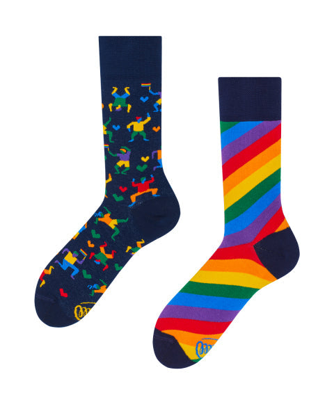 Many Mornings Zokni - Over The Rainbow Fun Socks for All Ages