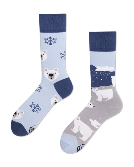 Many Mornings Zokni - Polar Bear Christmas Socks for Everyone