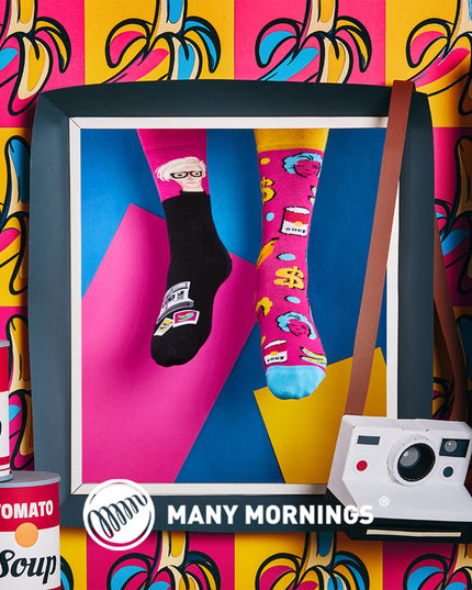 Many Mornings Zokni - Pop Art Fun Socks Collection