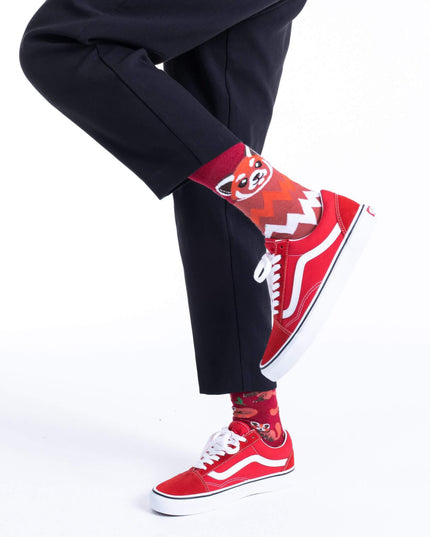 Red Panda Christmas Fun Socks for Everyone