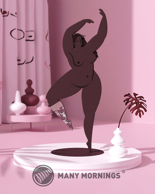 Many Mornings Zokni - Simply The Breast Fun Socks for All